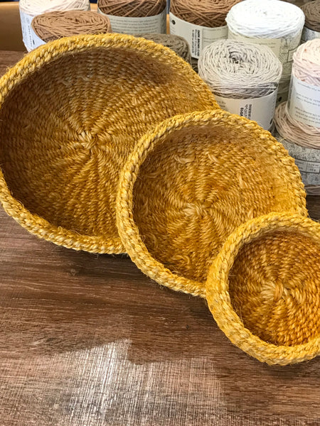 Boostani, Unbeaded, Beautiful Handmade 3 Nesting Baskets