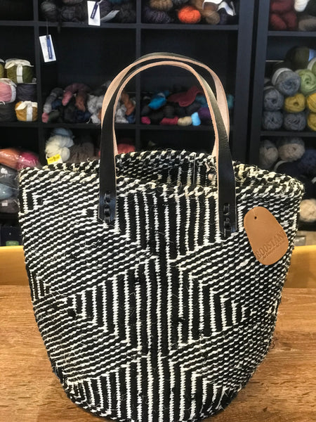 Boostani, Mixed Upcycled Yarn and Sisal Bags