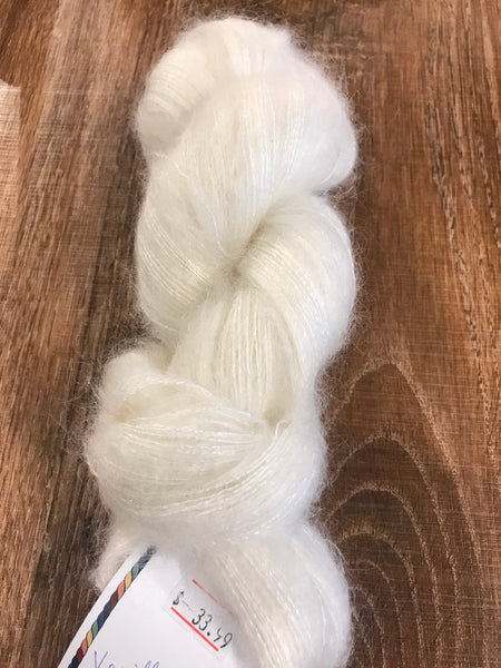 All for Yarn, 70% Kid Mohair/30% Silk, Lace Weight #0, 430m/470 yd