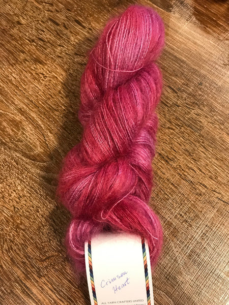 All for Yarn, 70% Kid Mohair/30% Silk, Lace Weight #0, 430m/470 yd