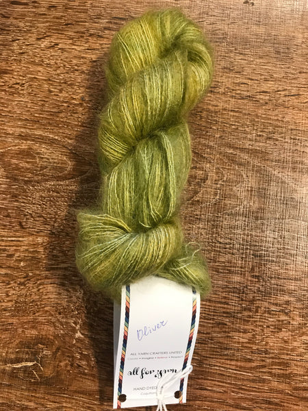 All for Yarn, 70% Kid Mohair/30% Silk, Lace Weight #0, 430m/470 yd