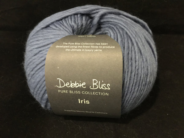 Debbie Bliss, Iris, 95% Wool, 5% Cashmere, #4 Worsted Weight