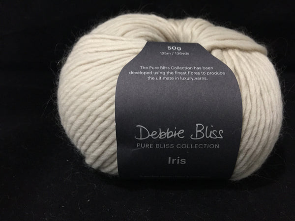 Debbie Bliss, Iris, 95% Wool, 5% Cashmere, #4 Worsted Weight