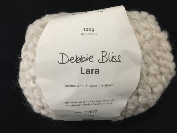 Debbie Bliss, Lara, Merino Wool and Superfine Alpaca, #6 Super Bulky Weight