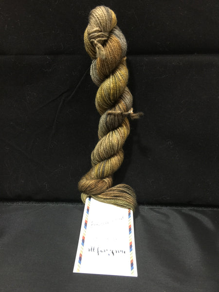 All For Yarn Mini Skeins, 80% Superwash Merino, 20% Nylon, #1 Fingering Weight, 96m