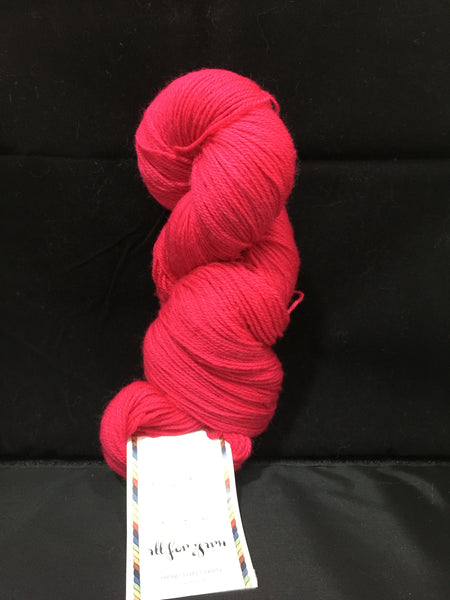 All For Yarn 80% Superwash Merino, 20% Nylon, #1 Fingering Weight, 384m/420yd