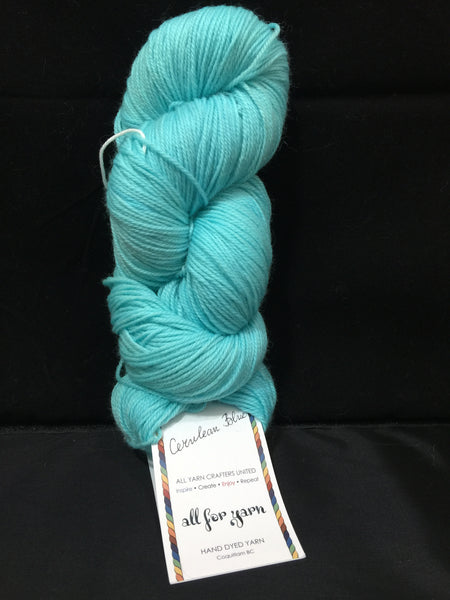 All For Yarn 80% Superwash Merino, 20% Nylon, #1 Fingering Weight, 384m/420yd