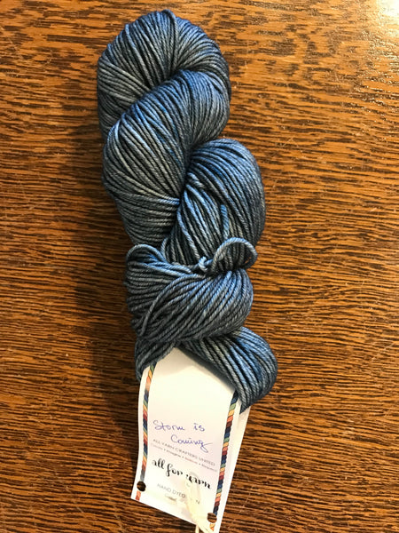 All For Yarn 100% Superwash Merino, Worsted Weight #4, 192m/210yds