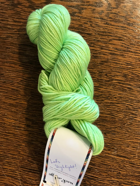 All For Yarn 100% Superwash Merino, Worsted Weight #4, 192m/210yds