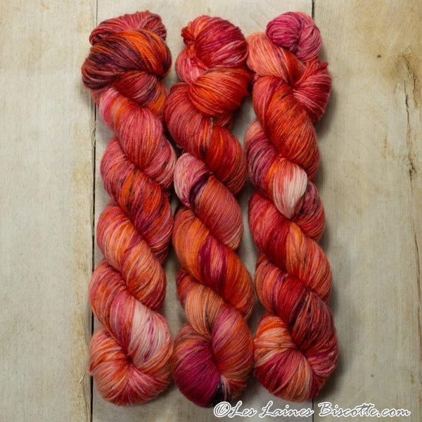 Biscotte Yarns, Bis-Sock, Speckled, 85% Merino Superwash, 15% Nylon, #1 Fingering
