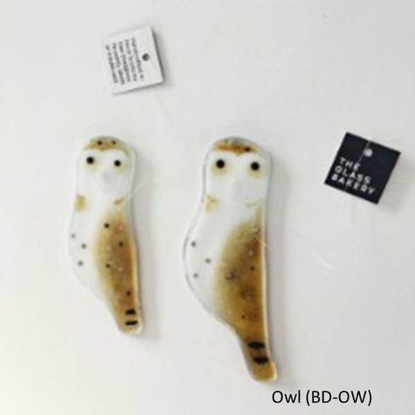The Glass Bakery, Unique Hand Crafted, Fused Glass Birds, Created in Nova Scotia