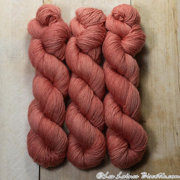 Biscotte Yarns, FizWizBiz Yarn, 95% Merino, 5% Stellina silver, Sparkling Yarn