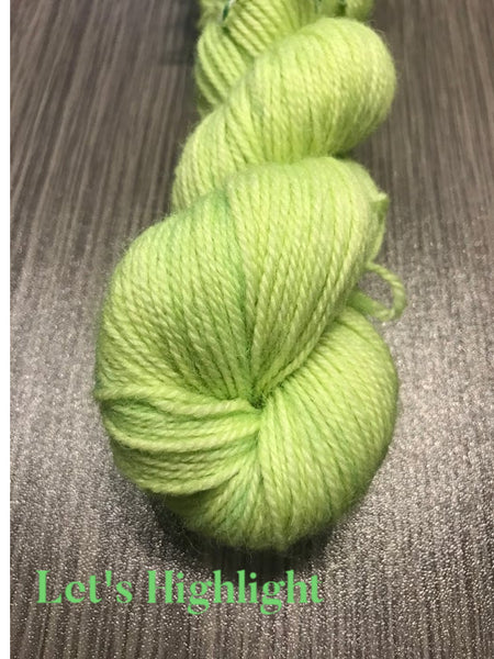All For Yarn 80% Superwash, Bluefaced Leicester, 20% Nylon, #1 Fingering Weight, 165m/180yd