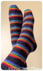 "Sock It To Me," Sock Class, Toe Up Using Magic Loop, Instructor Susan