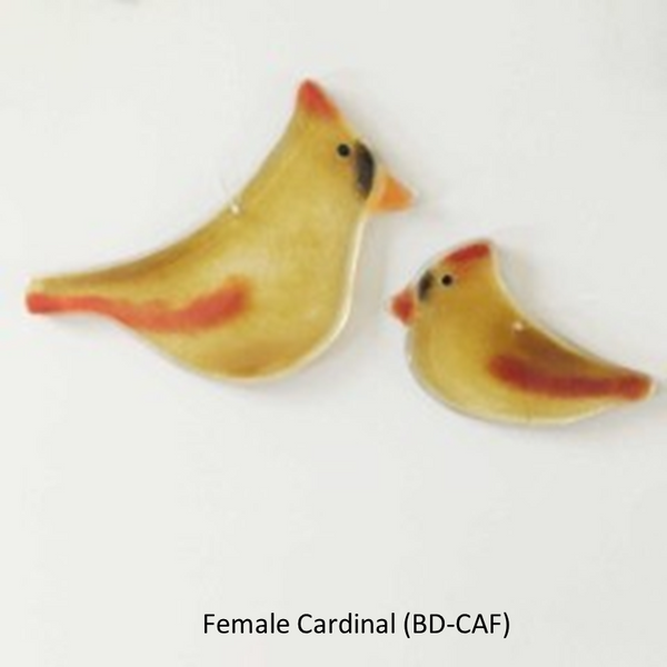 The Glass Bakery, Unique Hand Crafted, Fused Glass Birds, Created in Nova Scotia