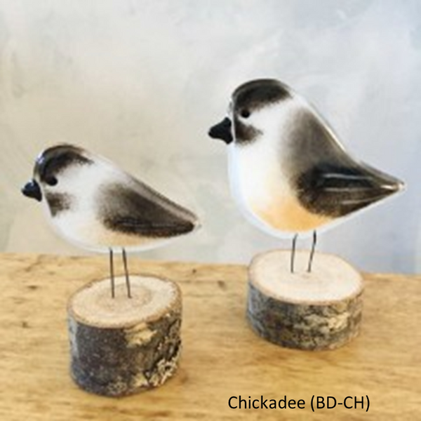 The Glass Bakery, Unique Hand Crafted, Fused Glass Birds, Created in Nova Scotia