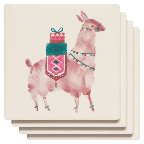 Coaster Soak Up, Happy Llama!