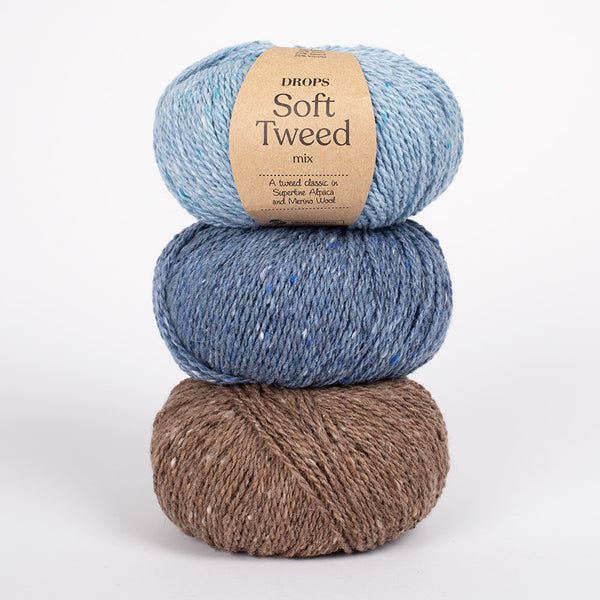 Drops Soft Tweed, DK weight