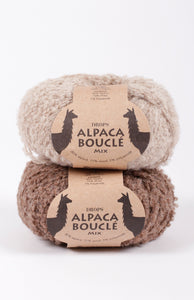 DROPS Alpaca Bouclé, 80% Alpaca, 15% Wool, 5% Polyamide, Worsted #4