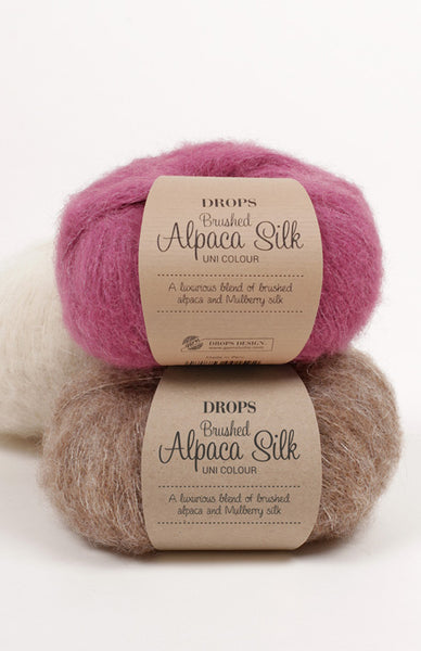 Drops Brushed Alpaca Silk, #4 Worsted Weight