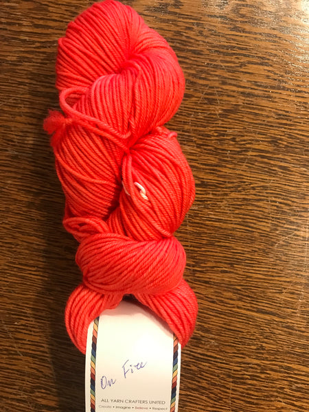 All For Yarn 100% Superwash Merino, Worsted Weight #4, 192m/210yds