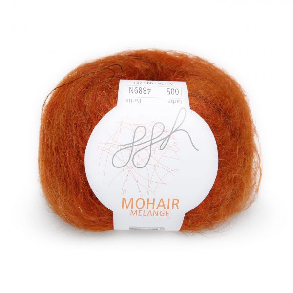 GGH Mohair Melange, 80% Kid Mohair, 20% Polyamide, #1 Fingering Weight