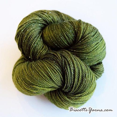 Biscotte Yarns, Bis-Sock, Sparkling, LUMOS, Fingering Weight #1
