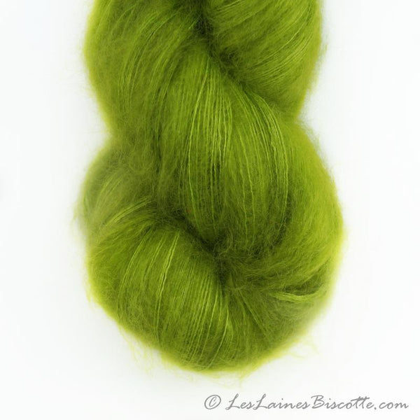 Biscotte Yarns, Hermione, Hand Dyed Kid Mohair and Silk