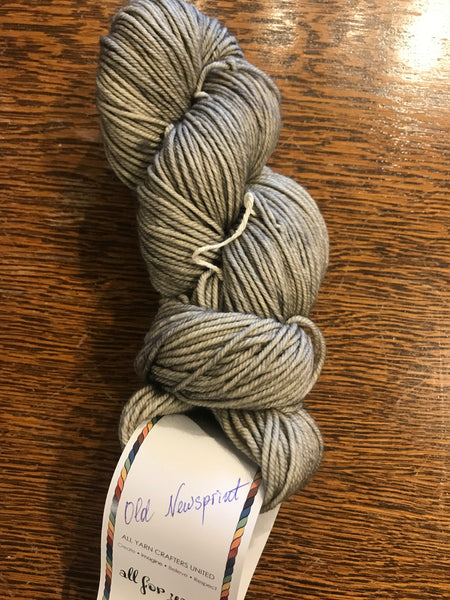 All For Yarn 100% Superwash Merino, Worsted Weight #4, 192m/210yds