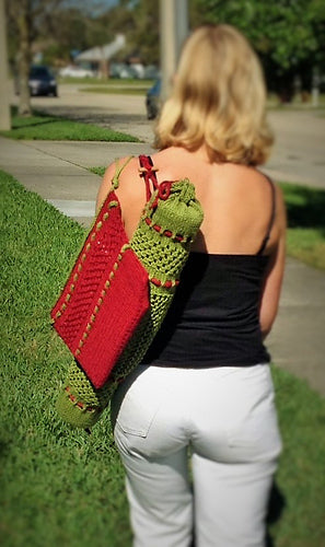 Knitted Yoga Mat Duffel and Tablet/Accessory Case Kit, Instructor Susan