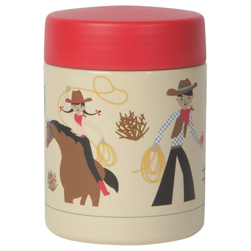 Double walled Lunch food jars, 5 Assorted Designs