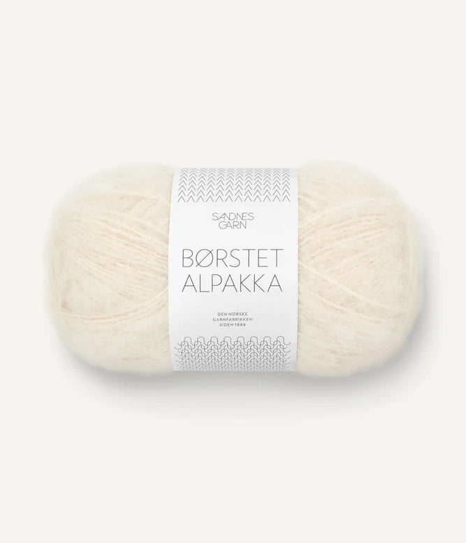 Sandnes Garn, Borstet Alpakka, 96% Brushed alpaca and 4% Nylon