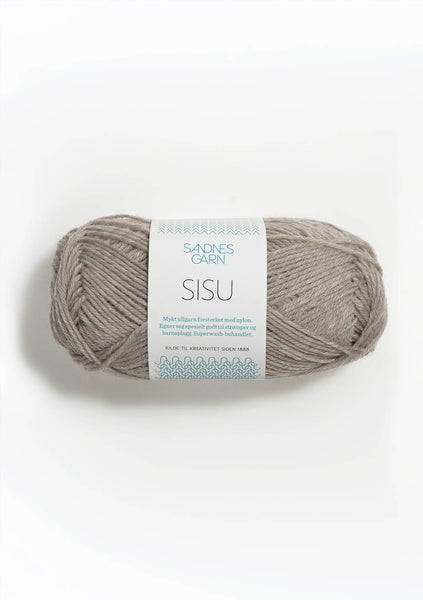 Sandnes Garn, Sisu, 80% Wool, 20% Nylon, #1 Fingering
