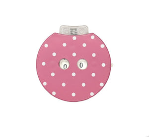 Knitter's Pride Pink Polka Dot Clicky Row Counter