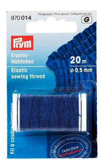Prym Elastic Sewing Thread, 20m long and 0.5mm wide
