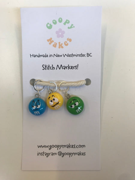 Goopy Makes Stitch Markers, Handmade in New Westminster, BC