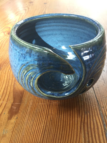 Pottery Yarn Bowls, 6 Handmade