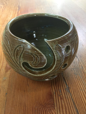 Pottery Yarn Bowls, 3 Handmade
