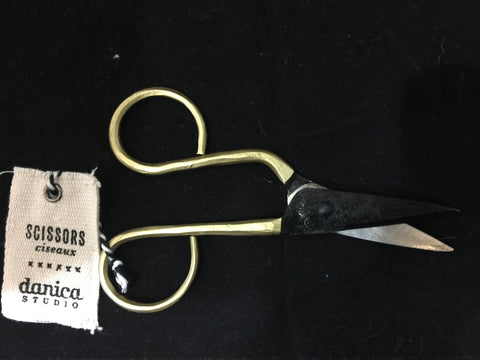 Yarn Scissors, Black/Gold Small, Danica Studio