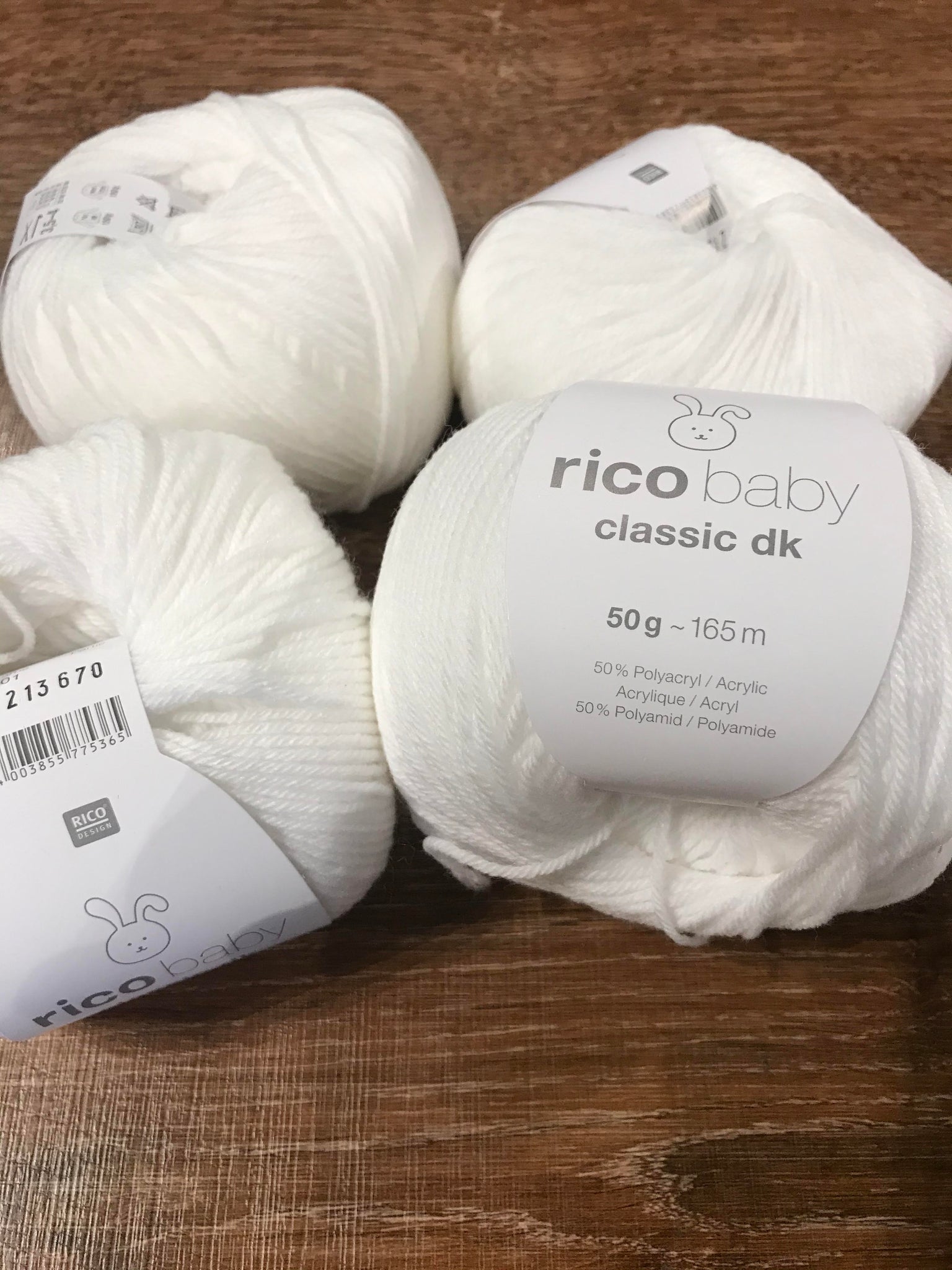 Rico Baby Classic DK Weight Yarn, Acrylic and Polyamid