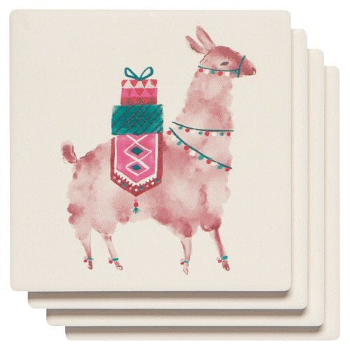 Coaster Soak Up, Happy Llama!