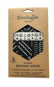 Set of 3 Bees' Wax Wraps, By Danica Now Designs