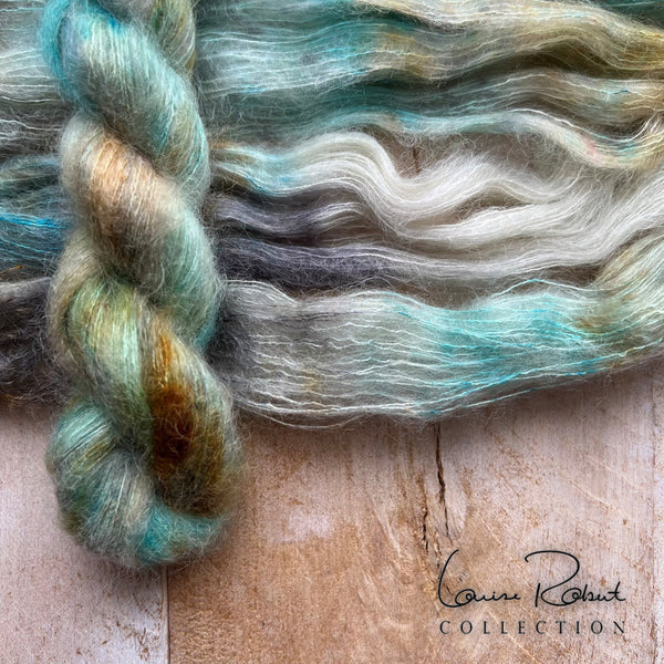 Louise Roberts, Hand-Dyed Kid Mohair and Silk