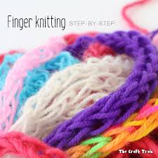 Finger Knitting Work Shop, Single Person, Instructor Susan