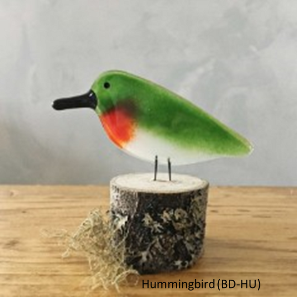 The Glass Bakery, Unique Hand Crafted, Fused Glass Birds, Created in Nova Scotia