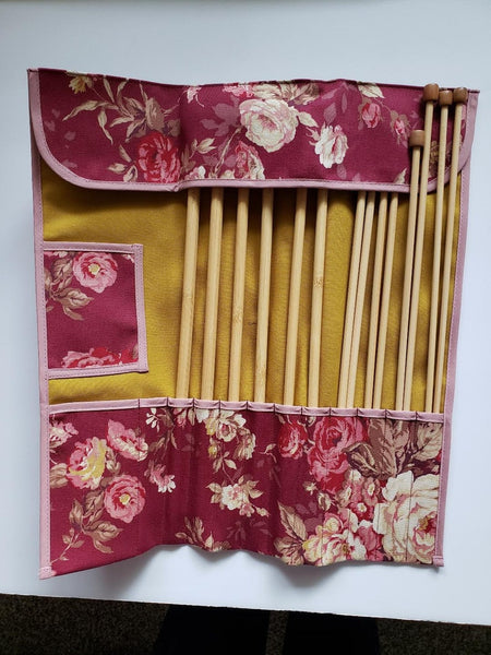 Clover Takumi Velvet Knitting Needle 13 - 14 Inch Single Point Gift Set Part, 3681