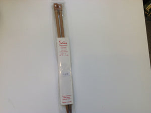 Surina Fine Wood Straight Knitting Needles, 3.5mm, 10 inches long