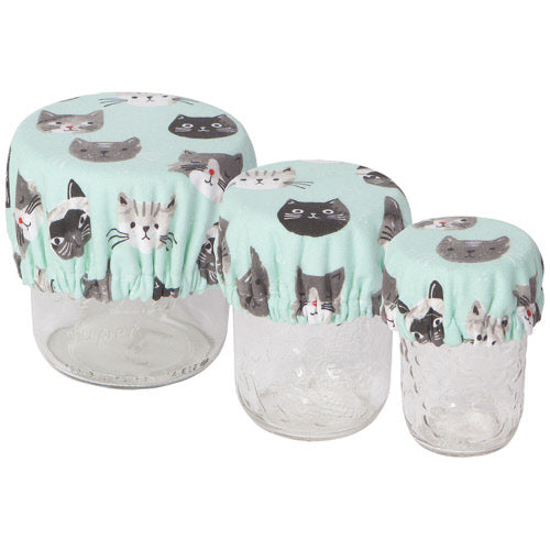 Bowl Covers Mini Set/3, Cats Meow, By Danica Designs