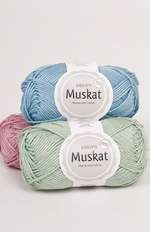 Drops Muskat, 100% Mercerized Cotton, DK Weight