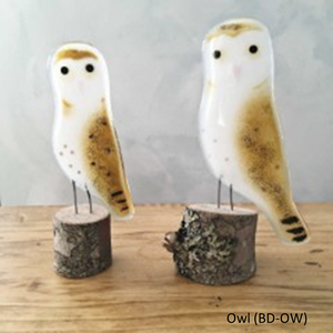 The Glass Bakery, Unique Hand Crafted, Fused Glass Birds, Created in Nova Scotia